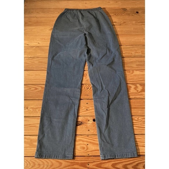 NEW Denim & Co Side Pockets Stretch Waist Pants XS Tall Women’s Blue - Picture 2 of 9